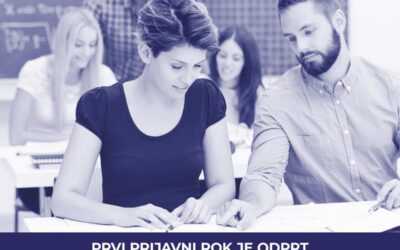 1. Prijavni rok je odprt